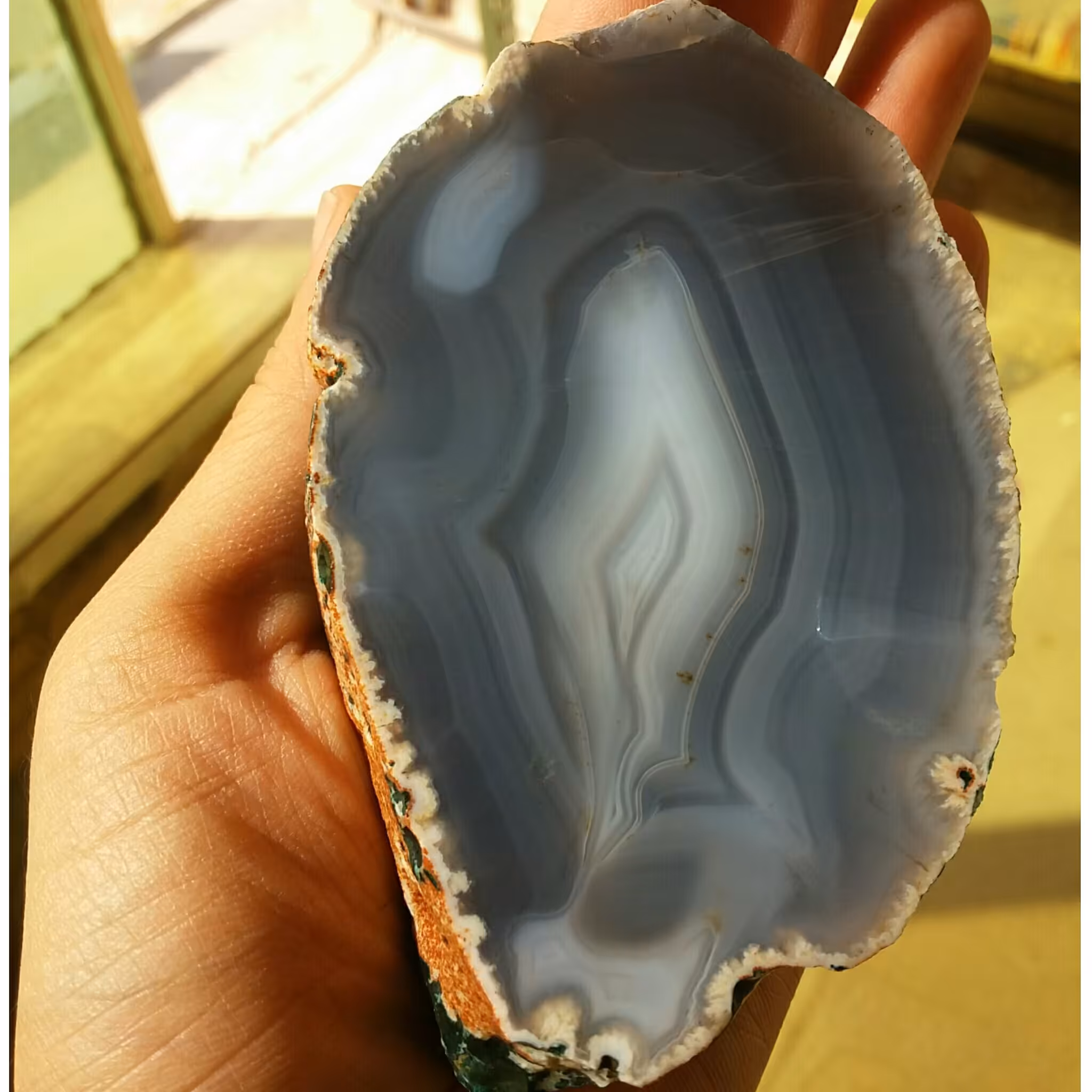 اسلایس سنگ راف عقیق سلیمانی 3بعدی محشر بی نظییر 100در100 طبیعی خااااص دیدنییی