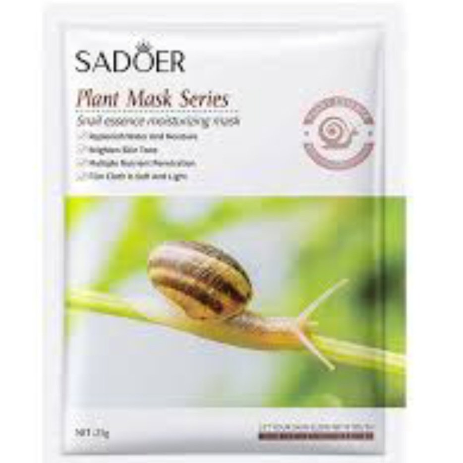 ماسک صورت ورقه ای با خواص حلزون سادور