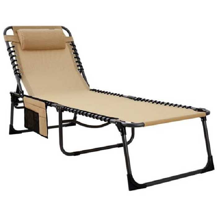 تخت آفتاب گیری تاشو کینگ کمپ مدل KC2020