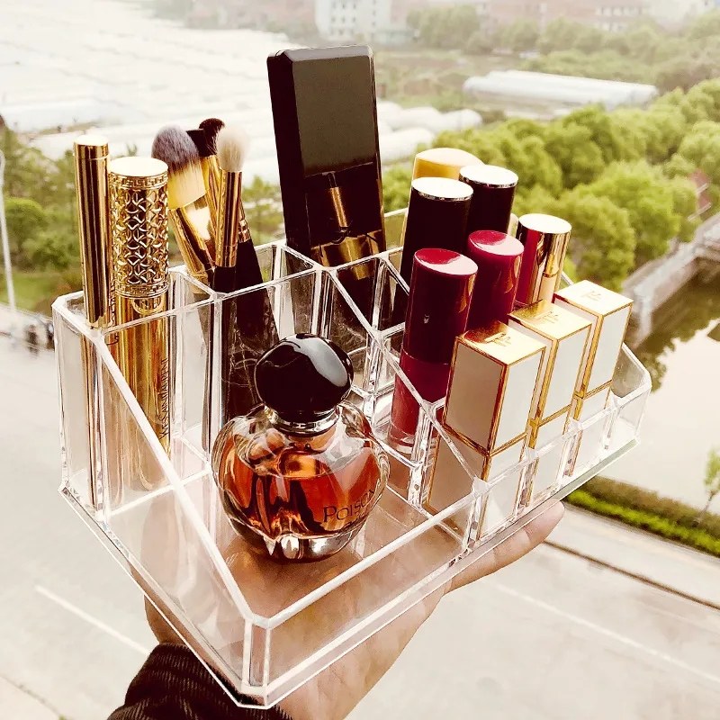 استند لوازم آرایش Beauty Box(جنس اکریلیک نشکن)