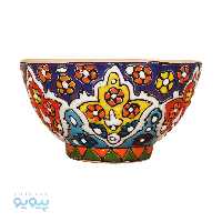 ماست خوری سفالی مینا کاری شده