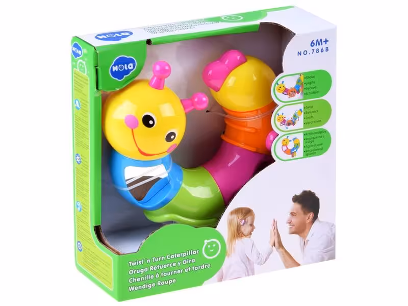 جغجغه کرم مفصلی 786B هولی تویز Huile Toys