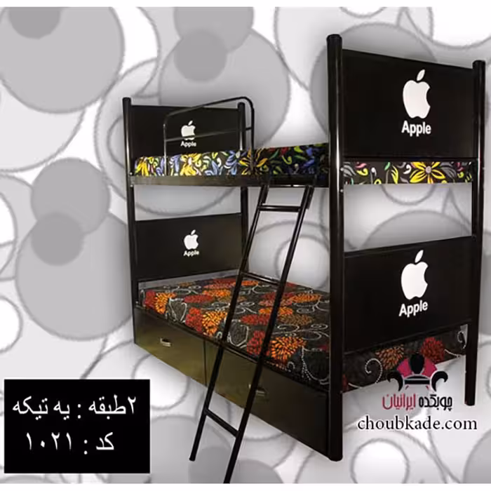 تخت خواب دو طبقه یک تیکه