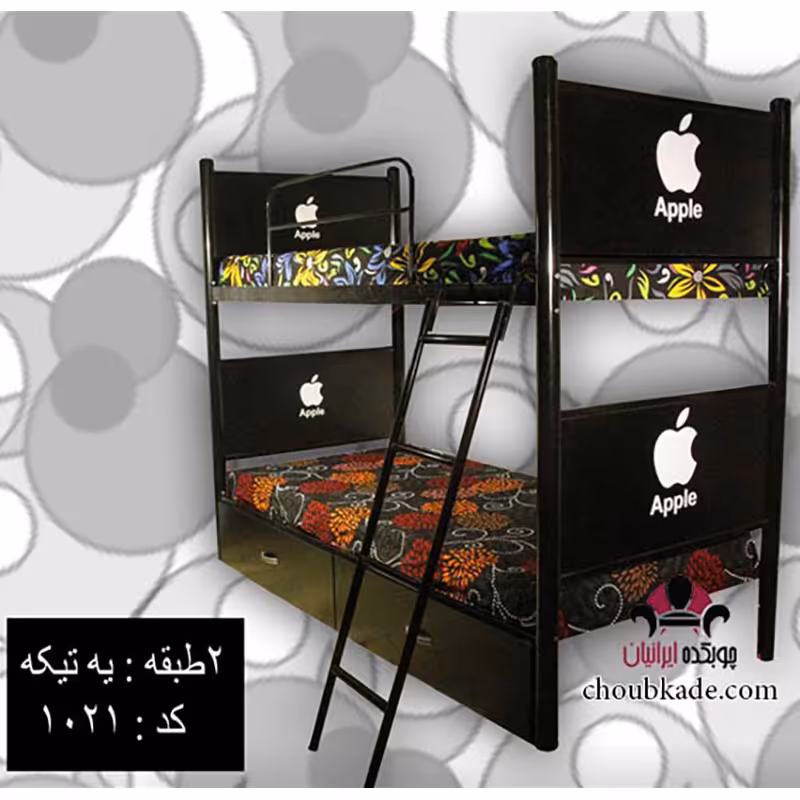 تخت خواب دو طبقه یک تیکه