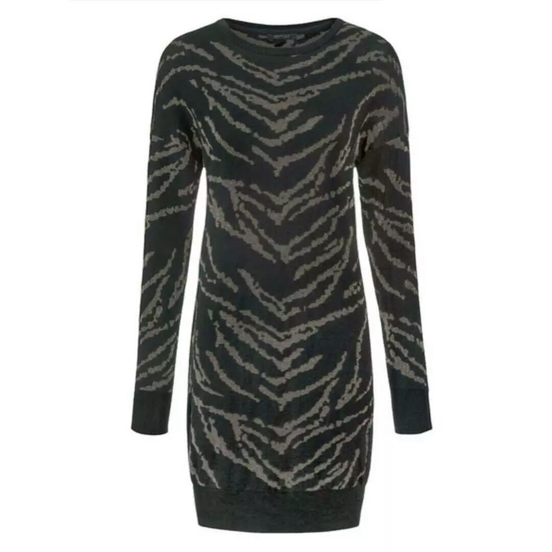 پیراهن بافت ببری لمه دار  زنانه اسمارا esmara آلمان سایز M  ( ارسال رایگان )