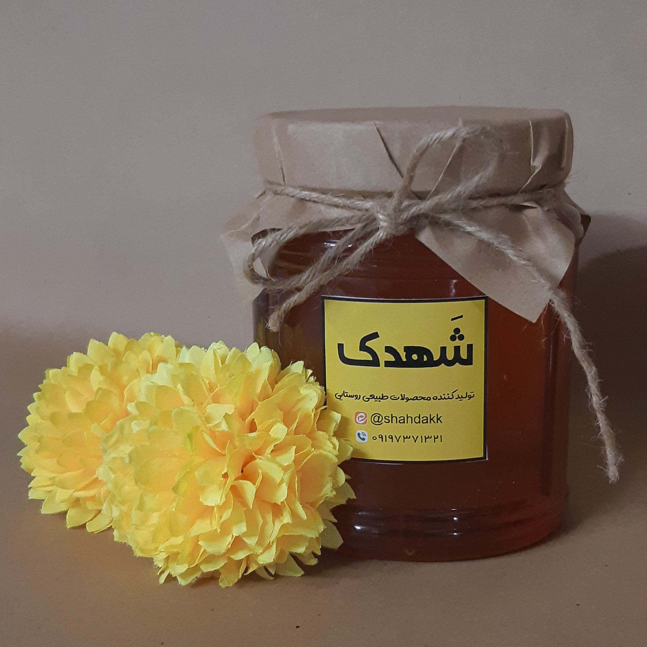 عسل نعنا نیم کیلو بدون موم