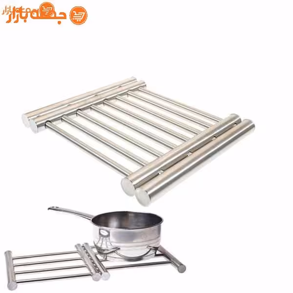 زیر قابلمه ای فلزی کشویی