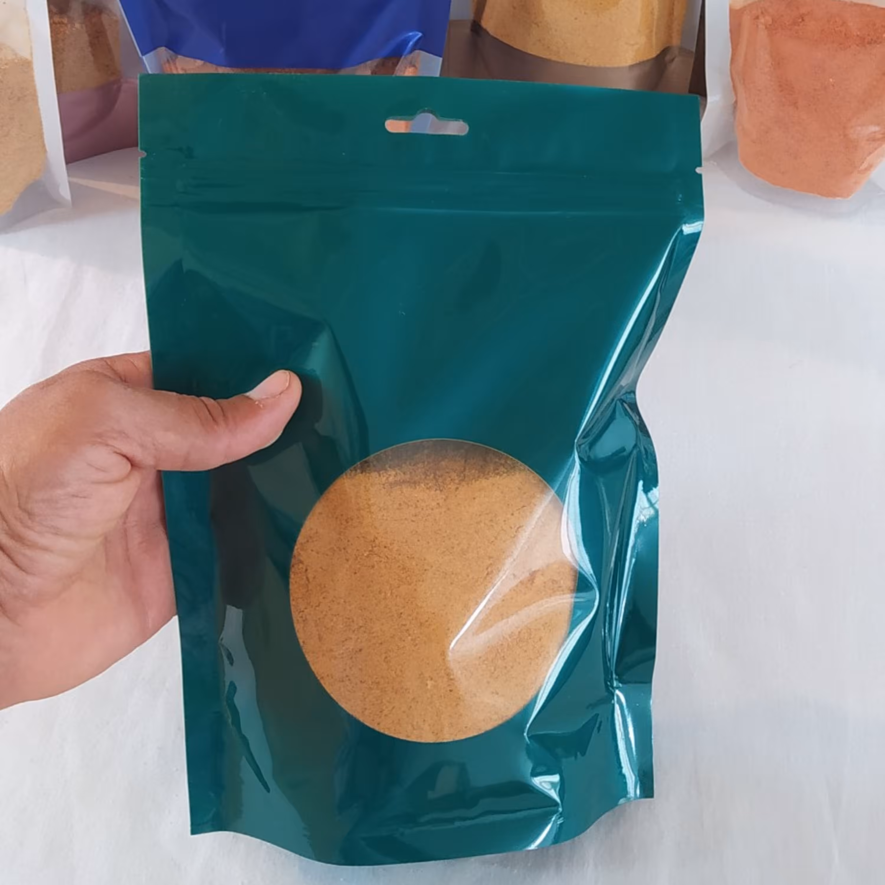 پودر فلفل دلمه ای زرد - 500 گرمی - خانگی