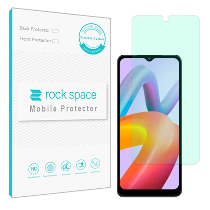 گلس شیائومی Redmi A2 Plus مدل نانو هیدروژل گرین لایت برند راک اسپیس
