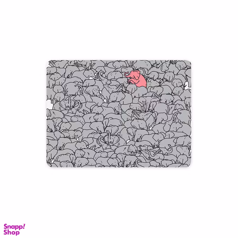 ماوس پد ترمه طراحان ایده مدل گله فیل‌ها کد cfp1170