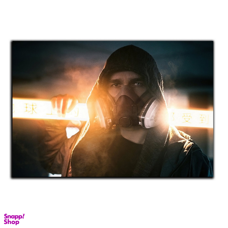 تابلو شاسی بکلیت طرح ماسک شیمیایی ایمنی مدل SH-S5497