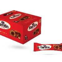 شکلات سوپر رامتین شکلاتی فندقی بسته 24 عددی