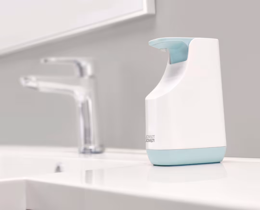 ظرف صابون مایع جوزف جوزف آبی joseph joseph slim soap pump