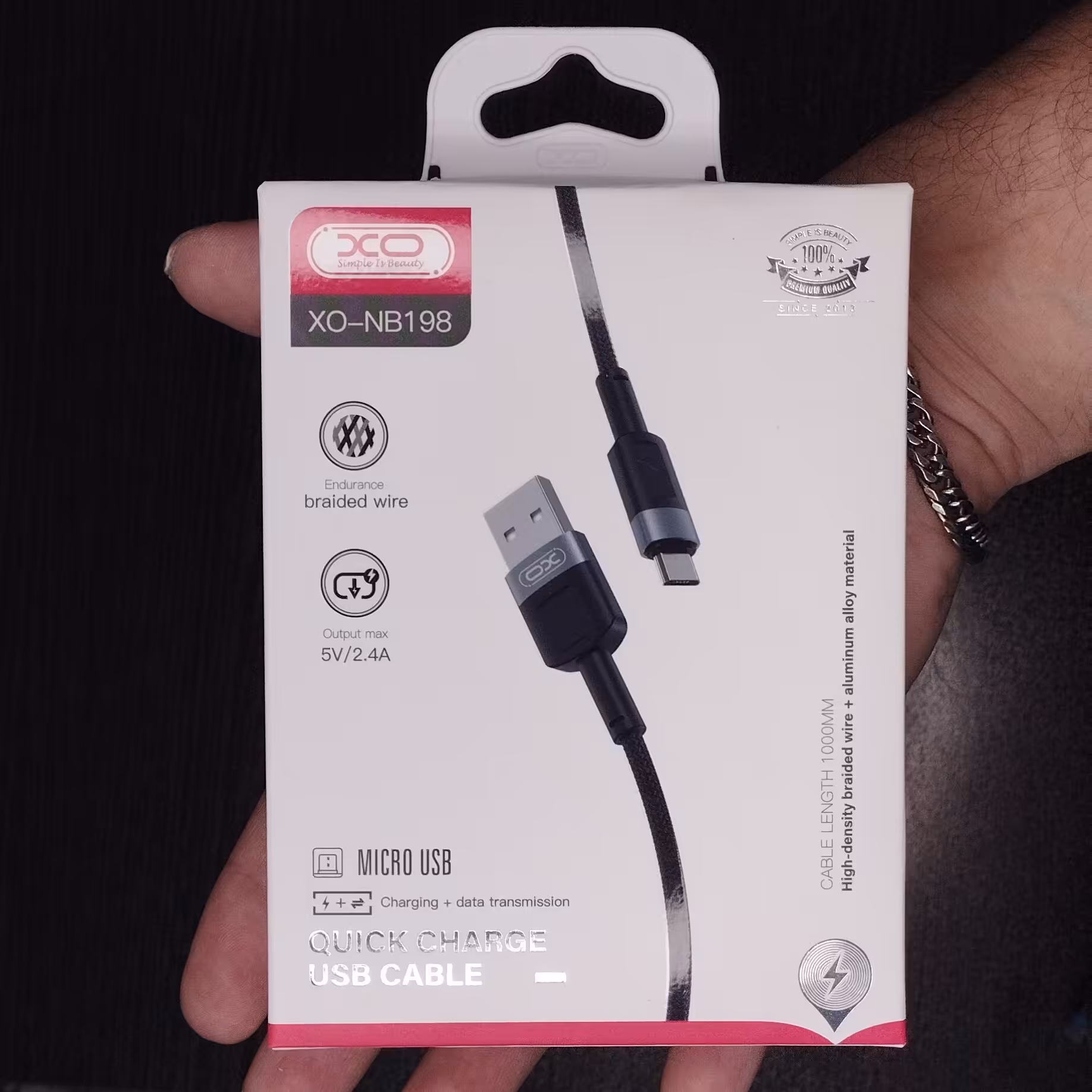 کابل شارژ میکرو برند ایکس او کنفی 