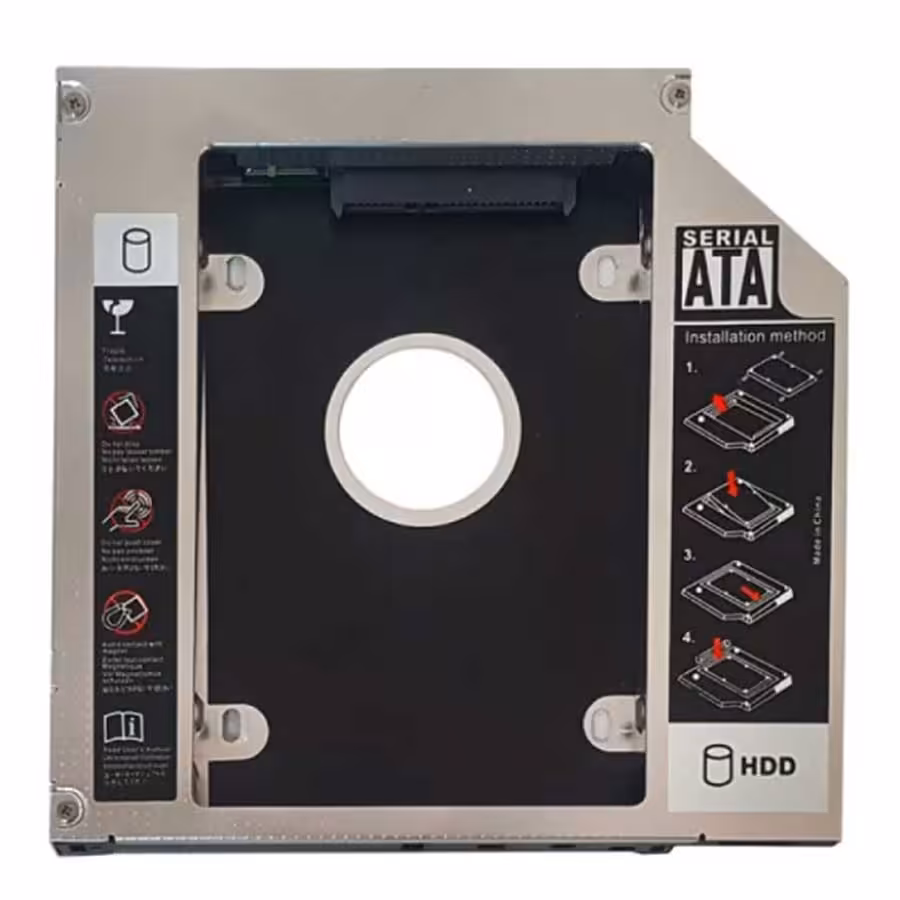 قیمت و خرید براکت هارد دیسک اینترنال لپ تاپ مدل Sata Slim 12.7mm | یاس ارتباط