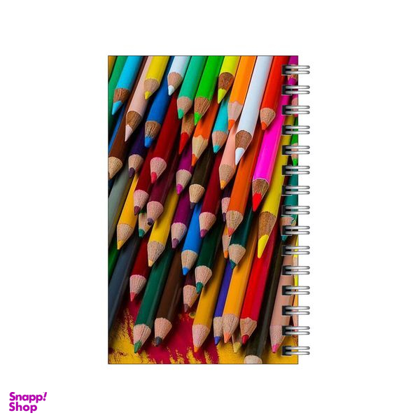 دفترچه یادداشت مدل to do list طرح پترن مداد رنگی کد 0951837