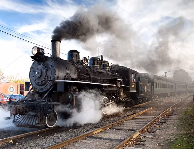 عکس قطار با کیفیت | گرافیک با طعم تربچه