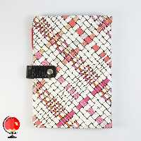 دفتر کلاسوری 100 برگ پوست ماری صورتی آپادانا