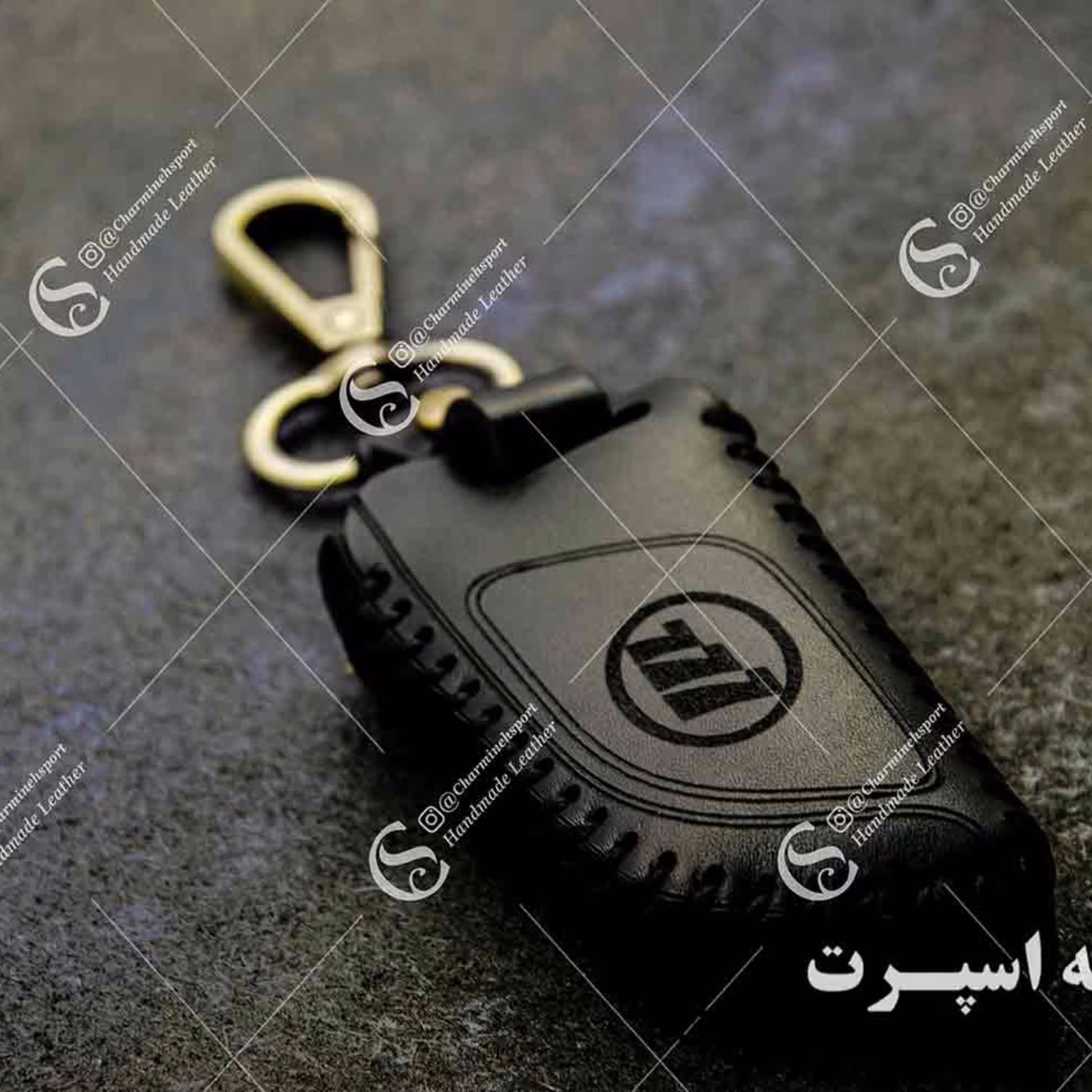 جاسوییچی چرم طبیعی گاوی مشکی مناسب لیفان 820