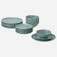 سرویس غذاخوری 24 پارچه سرامیکی ایکیا IKEA-FÄRGKLAR