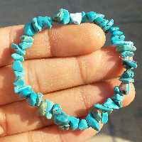 فیروزه دستبند سنگ فیروزه صد در صد طبیعی زنانه و مردانه