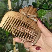 شونه چوبی منبت