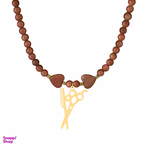 گردنبند طلا 18 عیار زنانه سانا گالری مدل قیچی D11305