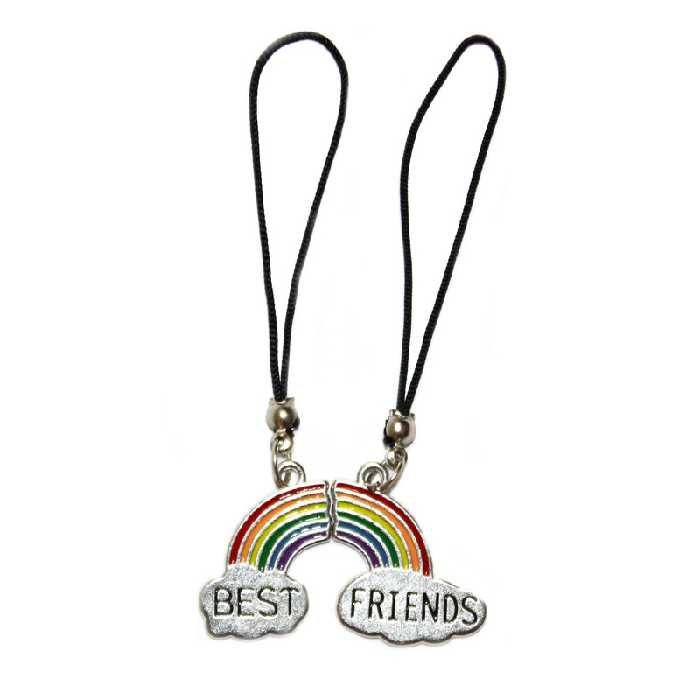 آویز موبایل مدل بهترین دوست مجموعه 2 عددی