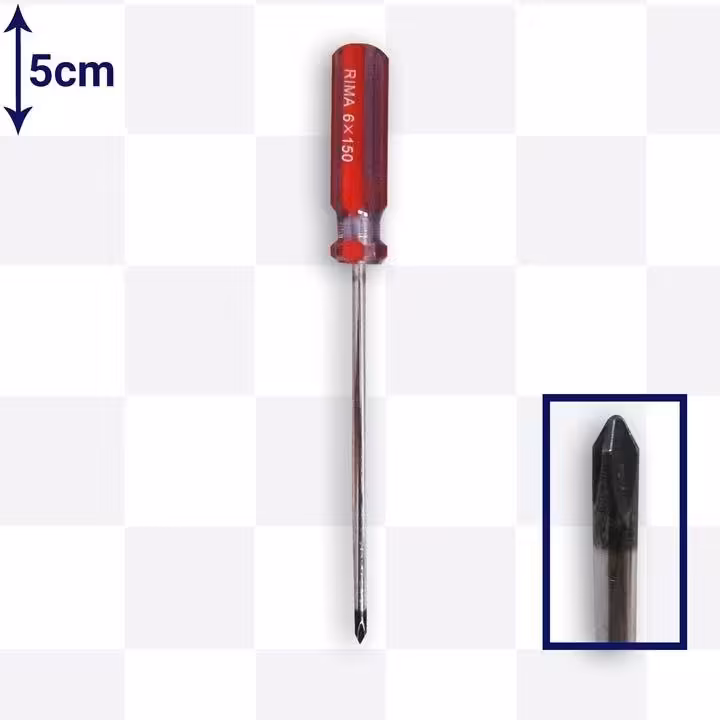 پیچ گوشتی چهارسو 6×150 ریما