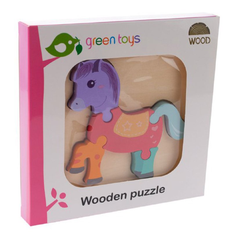 پازل چوبی جاگذاری طرح اسب کد 1626