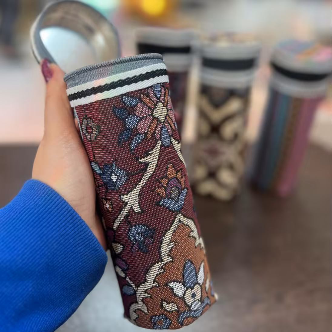 جا مدادی و جا قاشقی جاجیم 
