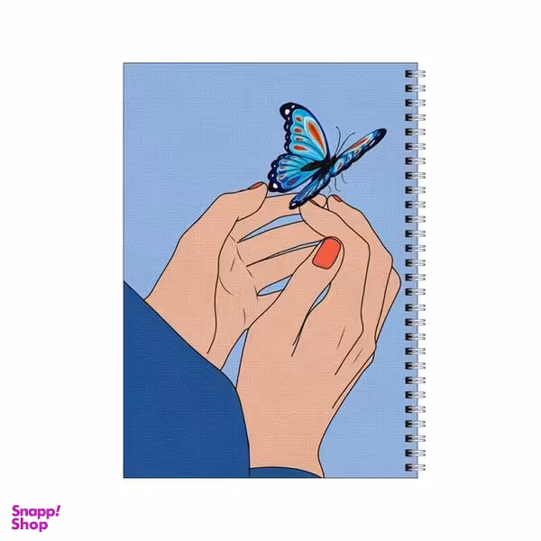 دفتر مشق 100 برگ بامبیلیپ طرح رویای پروانه ای کد 1332053