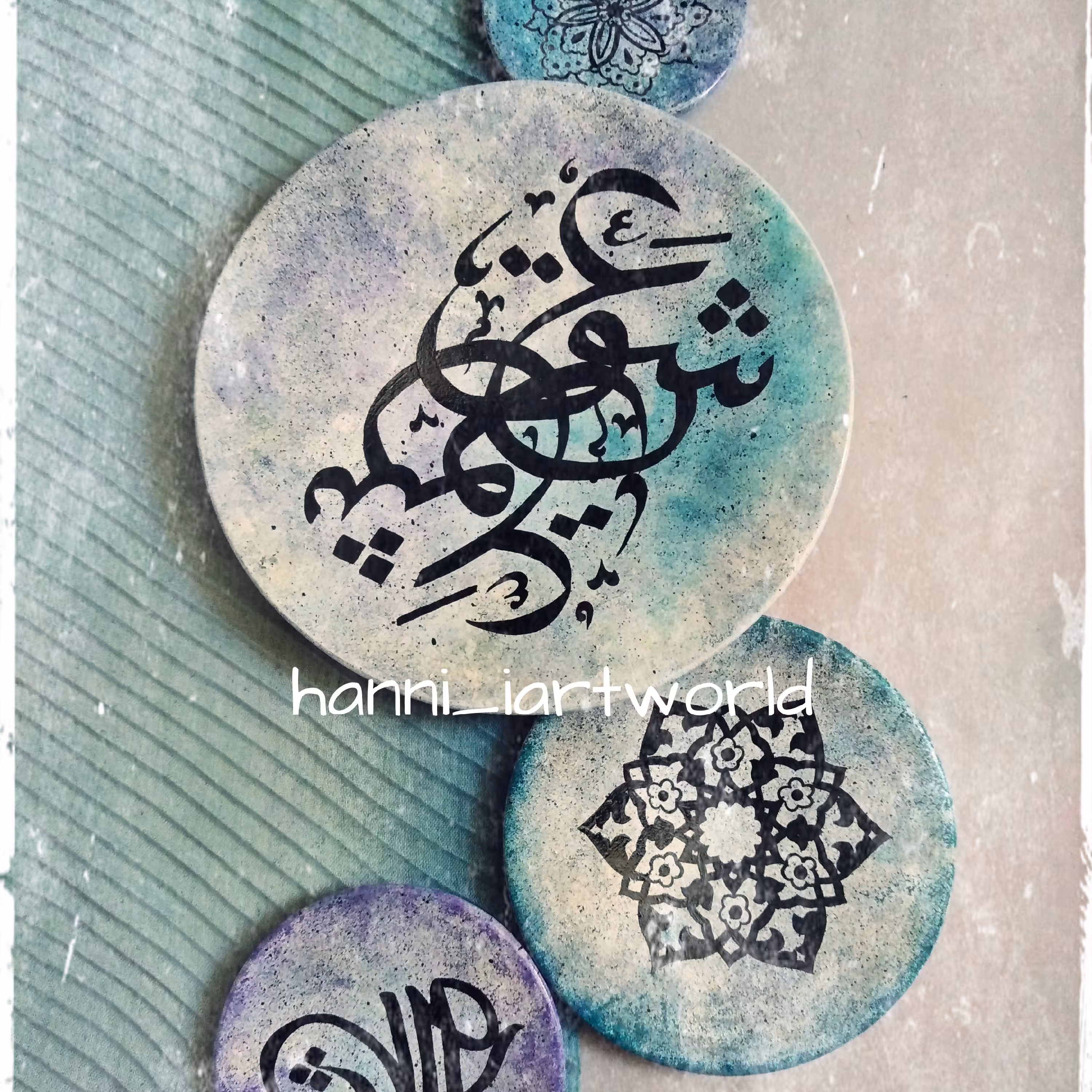 ست دیوارکوب ابروبادی نقاشی