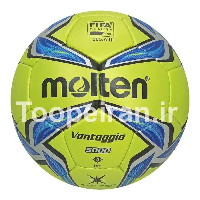 توپ فوتبال مولتن ونتاژیو 50000 رنگ سبز سایز5