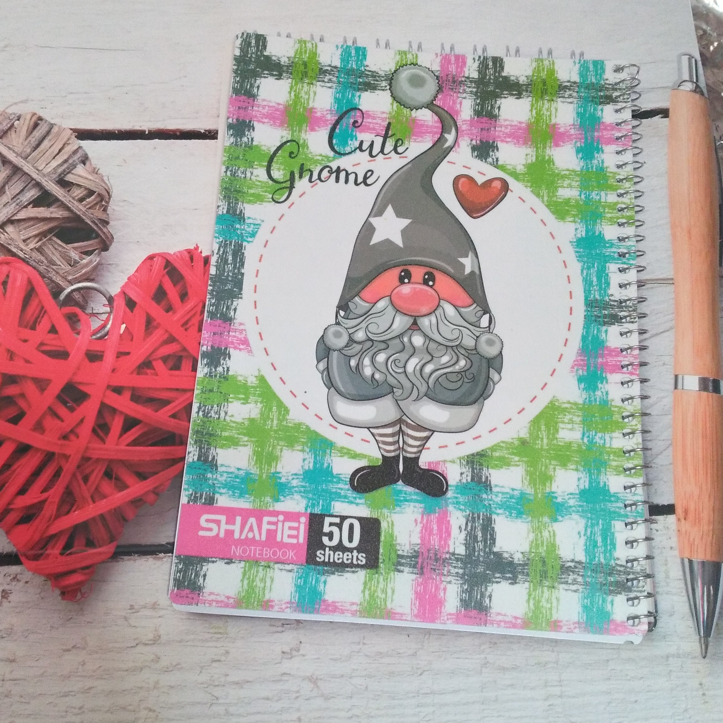 دفتر مشق 50 برگ سیمی شفیعی طرح لی لی پوت جلد طلقی 