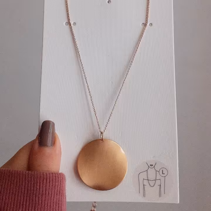 گردنبند مینیمال در دو رنگ طلایی و نقره ای جنس استیل 