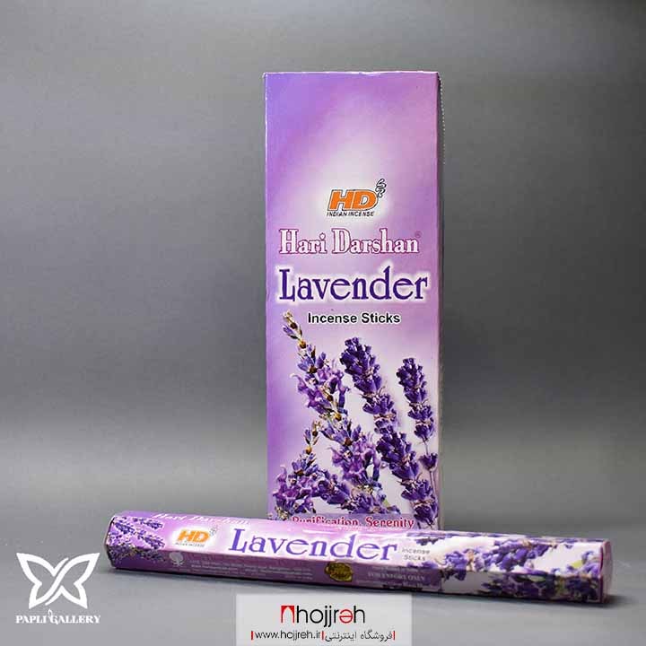 اطلاعات ، قیمت و خرید عود هری دارشان HD (HARI DARSHAN) مدل مدل لوندر( اسطوخودوس ) Lavender کد P16