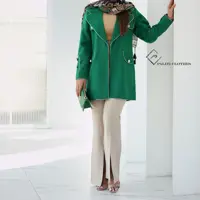 کت مجلسی زنانه زمرد مزون دوز کیفیت تضمینی سایز 36 تا 66
