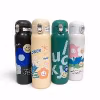 فلاسک نوشیدنی 460 میل طرح گل Lucky