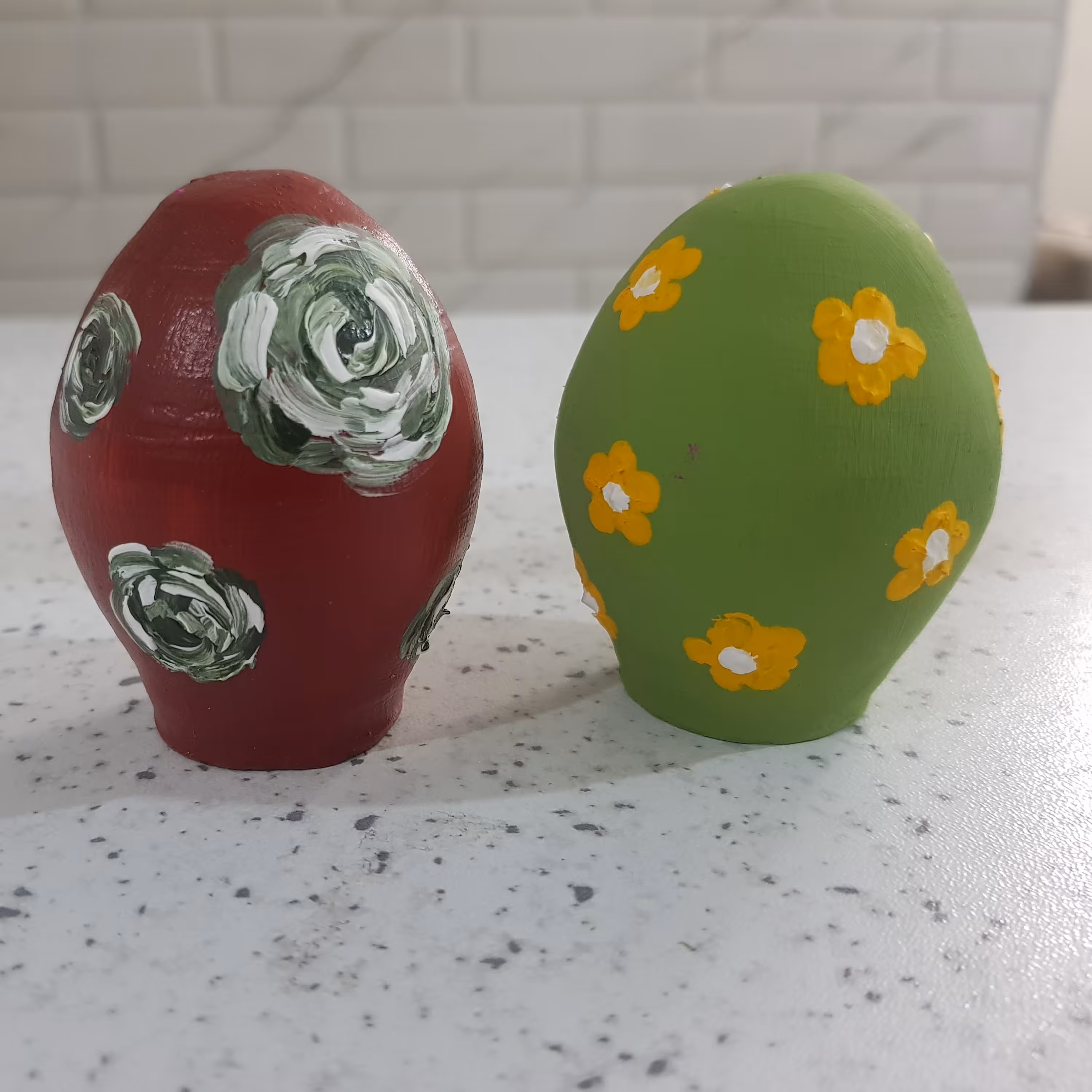 تخم مرغ هفت سین با رنگ سبزو قرمز با وزن144گرم قیمت جفتی 20هزار