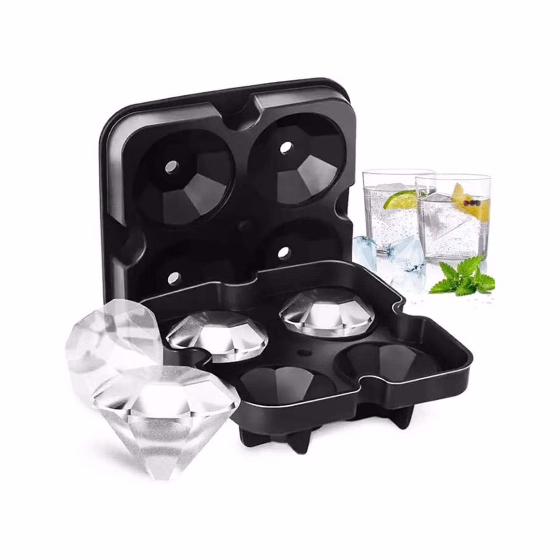 قالب یخ طرح الماس - قالب یخ الماسی - قالب یخ