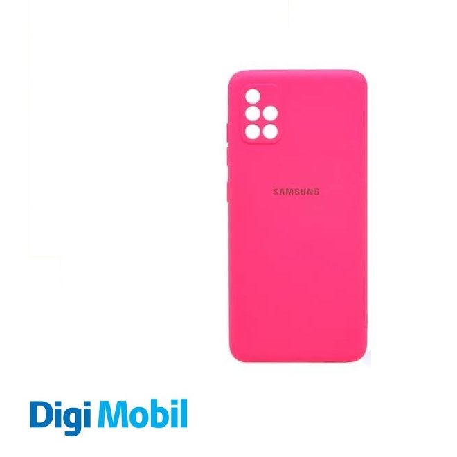  قاب گوشی سامسونگ A71 مدل سیلیکونی اصل رنگ صورتی