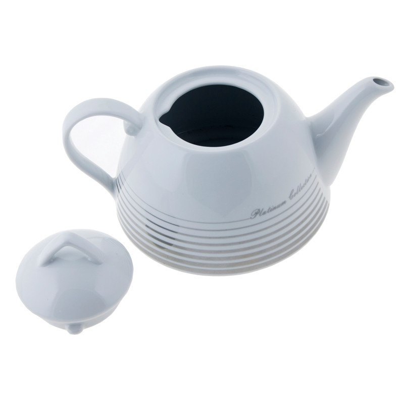 قوری چینی کف پلاتینی