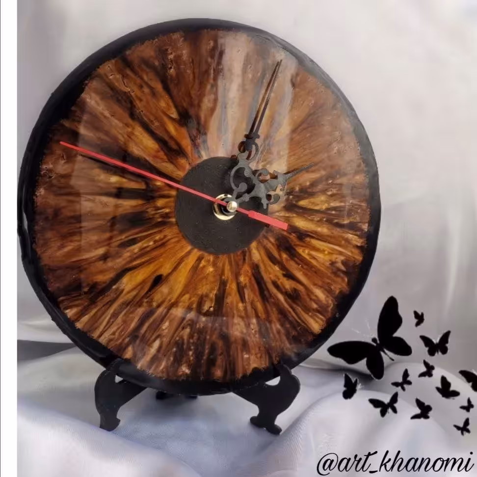 ساعت رزینی طرح قرنیه چشم