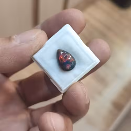 نگین اوپال اصالت اتیوپی مدل اشکی با فایر بسیار بالا