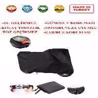 چادر موتورسیکلت مشکی MEGAS BACK BAG HONDA NSS300 FORZA MOTORCYCLE TARKET MODA
