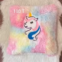 کاور کوسن خز آبرنگی جنس ترک ، خیلی نرم و با کیفیت 