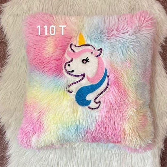 کاور کوسن خز آبرنگی جنس ترک ، خیلی نرم و با کیفیت