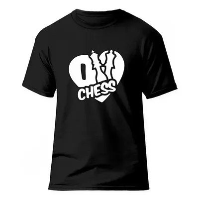 تیشرت ورزشی شطرنج فشن لاین CHS 15|مشکی/سفید