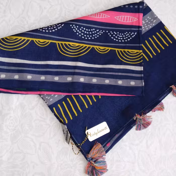 شال نخی.ایستایی عالی.طرح دار.چاپ دیجیتال.مناسب روزمره ومیهمانی